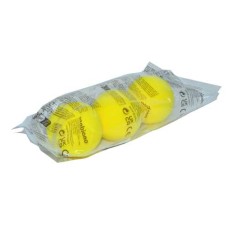 Soft-Tennisbälle gelb 68 mm.3 Stück im Beutel