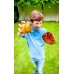 Baseball-Handschuh-Set mit Ball im Netz Baseball-Handschuh-Set mit Ball im Netz