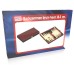 Backgammon Kassette Holz braun 28x15cm