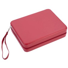 Backgammon mit Reißverschluss, 9 Zoll Rot Backgammon mit Reißverschluss, 9 Zoll Rot