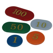 Roulettechips 100 Stück Gold geprägt Roulettechips 100 Stück Gold geprägt