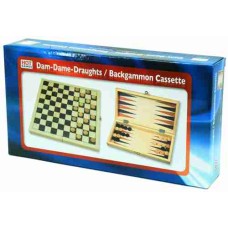 Dame(F)/Backgam.Spielekas.Holz 29cm.bedr. Dame(F)/Backgam.Spielekas.Holz 29cm.bedr.