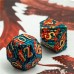 Würfelset Drachen-Schuppen Grün Rot Würfelset Drachen-Schuppen Grün Rot