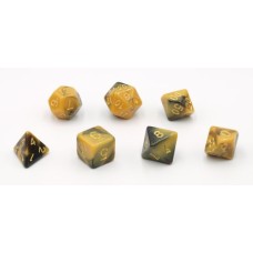 Würfel Schwarz/Gelb 7 set Brick Würfel Schwarz/Gelb 7 set Brick