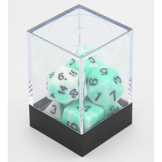 Würfel Weiß/Mint 7er-Set Brick