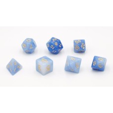 Würfel Stardust Single Blauw 7set
