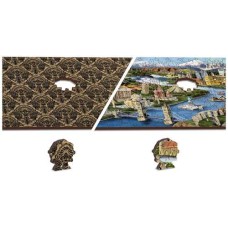 Wooden puzzle World Landmarks XL 600 Wooden puzzle World Landmarks XL 600