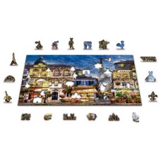 Wooden puzzle Breakfast in Paris XL 600 Wooden puzzle Breakfast in Paris XL 600