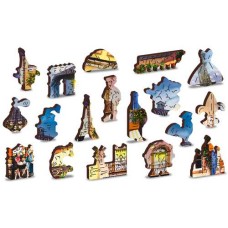Wooden puzzle Breakfast in Paris XL 600 Wooden puzzle Breakfast in Paris XL 600