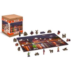 Wooden puzzle Amsterdam by night XL 600 Wooden puzzle Amsterdam by night XL 600