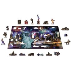Wooden puzzle New York by night L 400 Wooden puzzle New York by night L 400