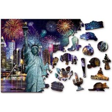 Wooden puzzle New York by night 1000 XL Wooden puzzle New York by night 1000 XL