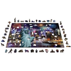 Wooden puzzle New York by night 1000 XL Wooden puzzle New York by night 1000 XL
