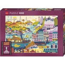 Puzzle Wes Anderson Films 1000 Heye Puzzle Wes Anderson Films 1000 Heye