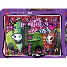 Puzzle Striped Cows 1000 Heye 29984 Puzzle Striped Cows 1000 Heye 29984