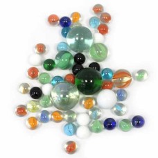 1 Pfund Murmeln, 500gr.sortiert STAR