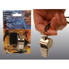 Schiedsrichter-Pfeiffe Metall m.Kord/Blister Schiedsrichter-Pfeiffe Metall m.Kord/Blister