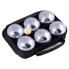 Boules 6 Bälle 3x2 Stahl Nylontasche720gr Boules 6 Bälle 3x2 Stahl Nylontasche720gr