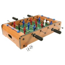 Tischfussballspiel klein Holzfurnier,50 cm Tischfussballspiel klein Holzfurnier,50 cm
