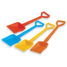Schaufel Model D Kunststoff 50 cm. 4 ass. Schaufel Model D Kunststoff 50 cm. 4 ass.