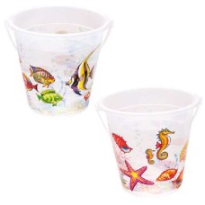 Eimer Sealife durchs.Kunststoff 19x18cm.