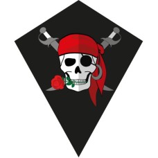 Drachen Diamant-Pirat 1 Zeile 75 x 85cm. Drachen Diamant-Pirat 1 Zeile 75 x 85cm.