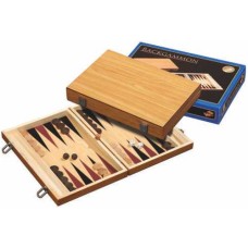 Backgammon 1181 Holz Natur 35x23cm.Steinef. Backgammon 1181 Holz Natur 35x23cm.Steinef.