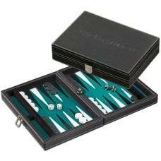 Backgam.schwarz intars.Filz grün 23cm Backgam.schwarz intars.Filz grün 23cm