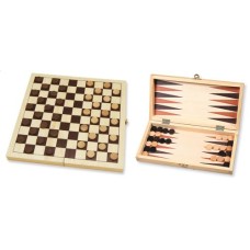 Dame(F)/Backgam.Spielekas.Holz 29cm.bedr. Dame(F)/Backgam.Spielekas.Holz 29cm.bedr.