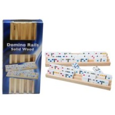 Domino-Ablagen Holz, 4er-Set HOT Games Domino-Ablagen Holz, 4er-Set HOT Games