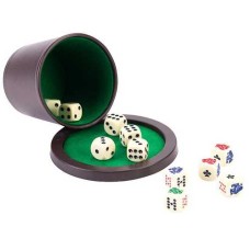 Würfel-/Pokerbecher-Set m.Deckel+2x Würfel Würfel-/Pokerbecher-Set m.Deckel+2x Würfel
