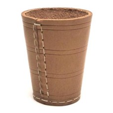 Würfelbecher 10x8 cm.echtes Leder natur Würfelbecher 10x8 cm.echtes Leder natur