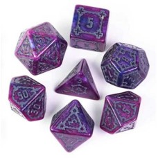 Jumbo-Würfelset Schloss Lila 7st Jumbo-Würfelset Schloss Lila 7st