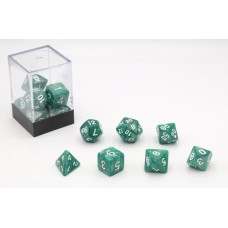 Würfel Grün Perlmutt 7er-Set Brick Würfel Grün Perlmutt 7er-Set Brick