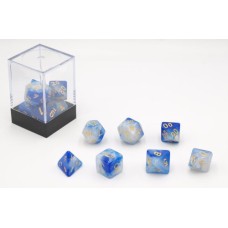 Würfel Blau/Weiss 7 set Brick Würfel Blau/Weiss 7 set Brick