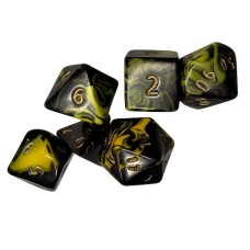 Würfelset mit 7 Stück Gelb/Schwarz Oblivion Jumbo
* Erwartet KW 34 * Würfelset mit 7 Stück Gelb/Schwarz Oblivion Jumbo
* Erwartet KW 34 *