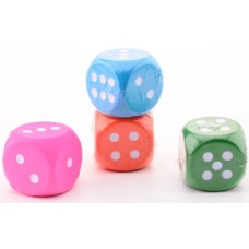 Würfel 120 mm, EVA-Schaum 4 Farben sortiert. Würfel 120 mm, EVA-Schaum 4 Farben sortiert.