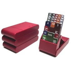 Bridge Bidding-Box-Set von 4 Stück, einklappbar Bridge Bidding-Box-Set von 4 Stück, einklappbar