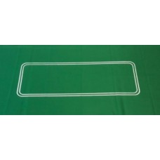 Pokertuch Grün Filz 93x182cm.ovale Linien Pokertuch Grün Filz 93x182cm.ovale Linien