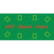 Poker Strand Badetuch grün 140x70 Cm. Poker Strand Badetuch grün 140x70 Cm.