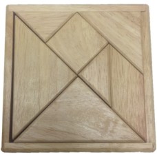 Tangram Gummibaumholz Nat.12cm.+208 V.HOT Tangram Gummibaumholz Nat.12cm.+208 V.HOT