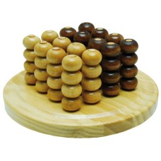 Raummühle Spiel Holz rund nat./br.20x8cm.HOT Raummühle Spiel Holz rund nat./br.20x8cm.HOT