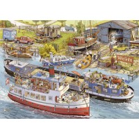 Puzzle Boatyard 1000 Teile, Dreieck Heye 30117 NEW