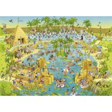 Puzzle Nile Habitat,Comic 1000 Heye 29693 Puzzle Nile Habitat,Comic 1000 Heye 29693