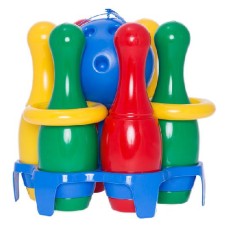 Kegelset 6 Kegel/ Ball / Wurfring Kegelset 6 Kegel/ Ball / Wurfring