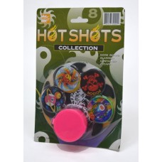 Caps HOT Kollektion auf der Karte Caps HOT Kollektion auf der Karte